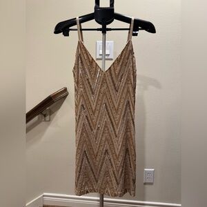 alice + olivia sequin dress